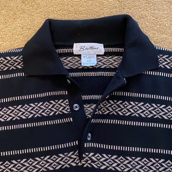 Bretton’s vintage grandpa knit polo sweater - Picture 2 of 4